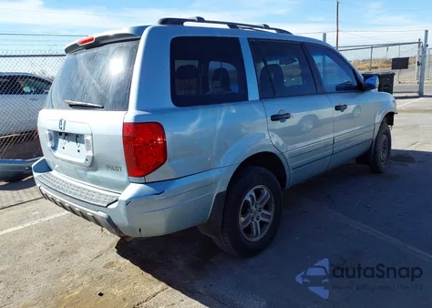 2003 Honda Pilot Ex from USA, damaged, VIN 2HKYF18483H501398